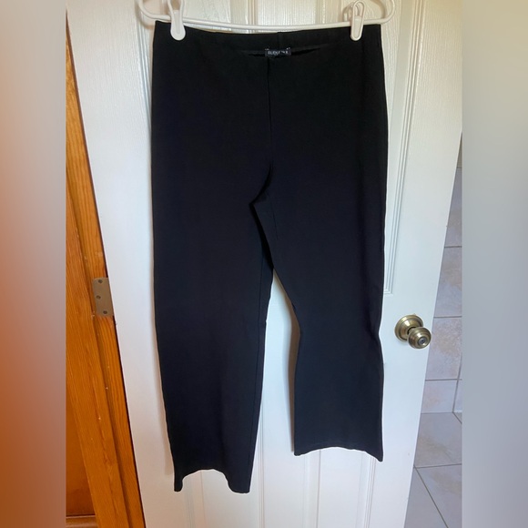 ✨ EILEEN FISHER Petite Black Pants | Pull-On | PM ✨ - Picture 2 of 5